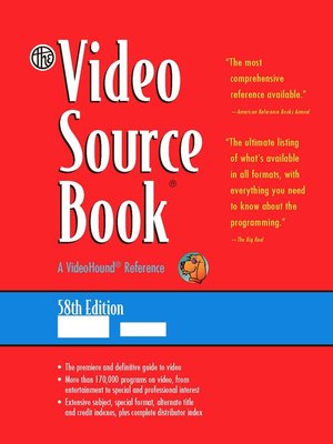 cover image of The Video Source Book
